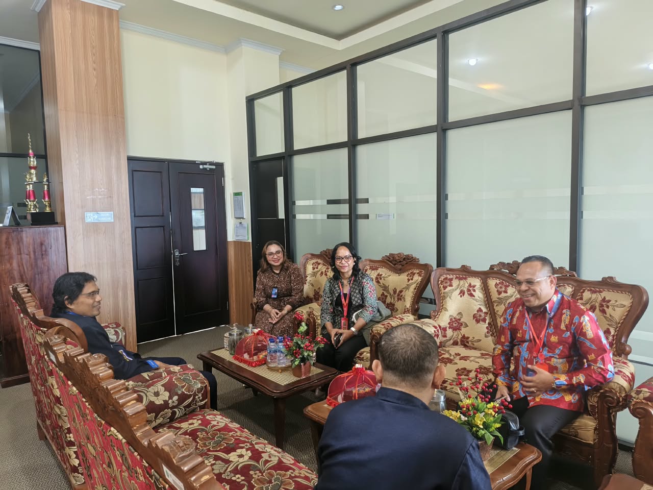 kunjungan dari bank 1