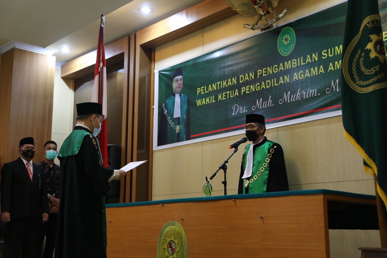 pelantikan dan pengambilan sumpah waka